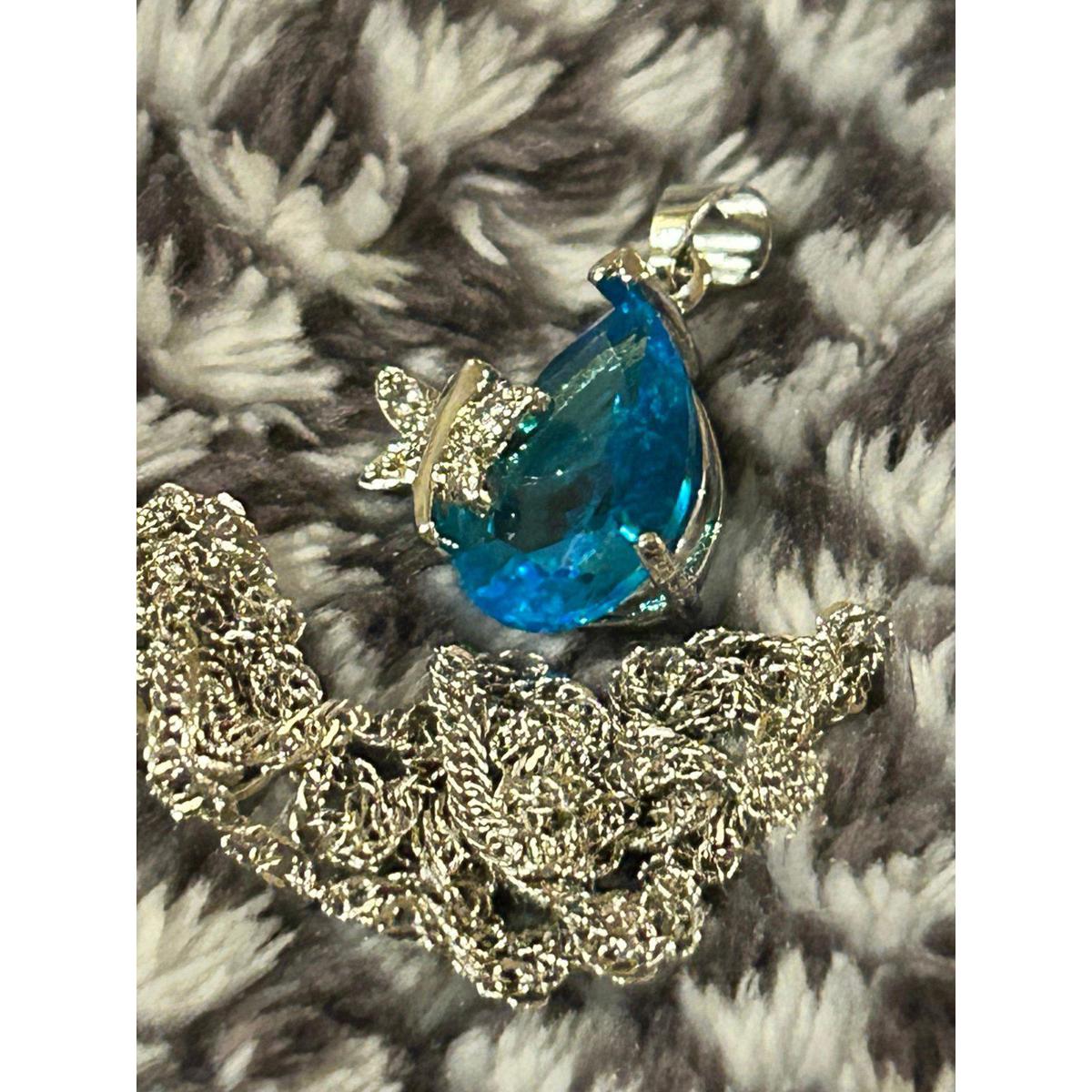 Necklace And Pendant Chain Heart 925 Sterling Silver